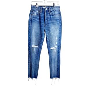 RE/DONE x Levi’s Originals 90’s High Rise Distressed Ankle Crop Jeans Size 26/28